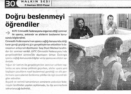 Kıbrıs diyetisten haberi 2013